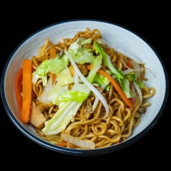 Tallarines con verduras